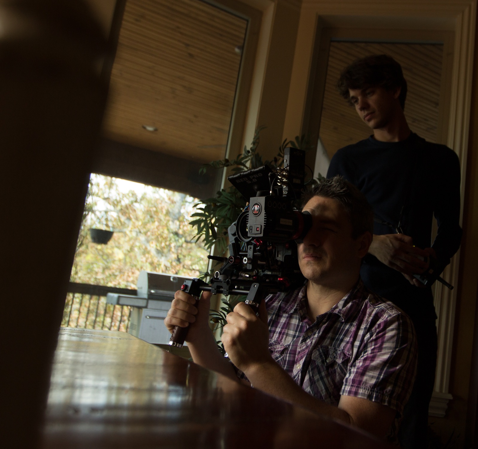 DP Matthew Jeppsen BTS operating handheld