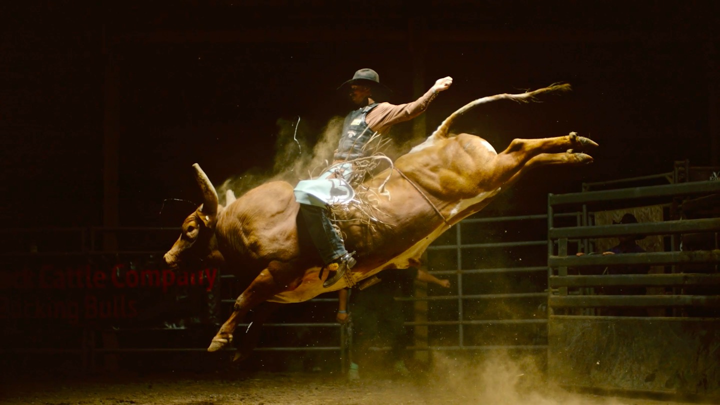 Weightless Cody Campbell PBR Professional Bull Rider - Slow motion bull riding